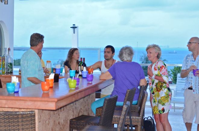Roof top bar at Casa Sirena