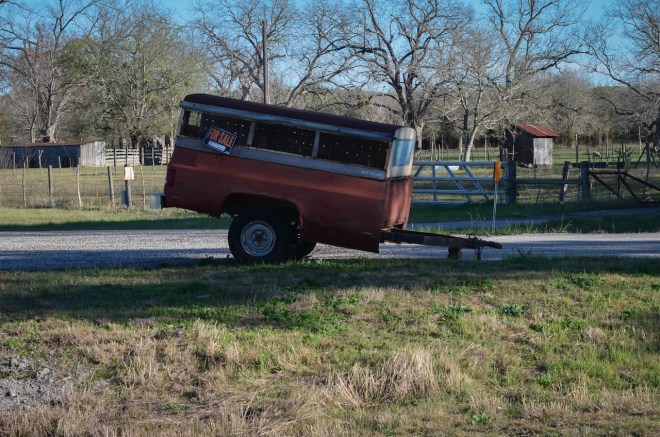 half of a half ton pickup