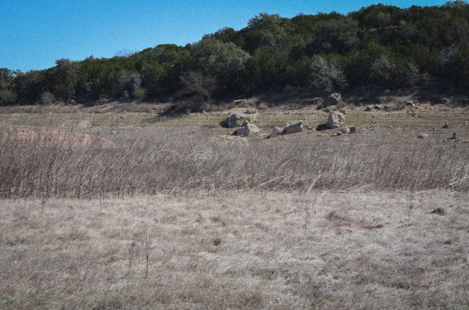 Lake Travis drybed grain