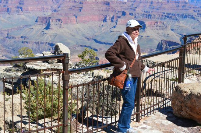 Elderly pose South Rim