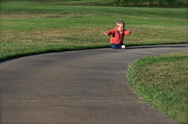 Little poser at Spanish Bay