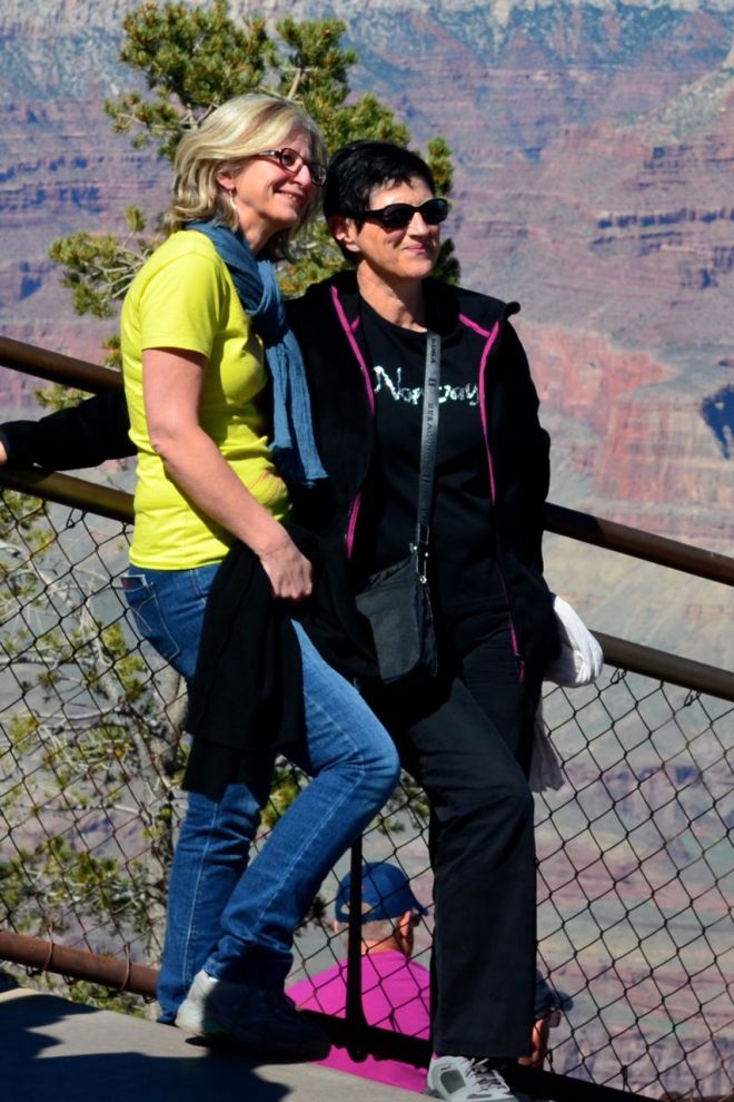 older women posing South Rim