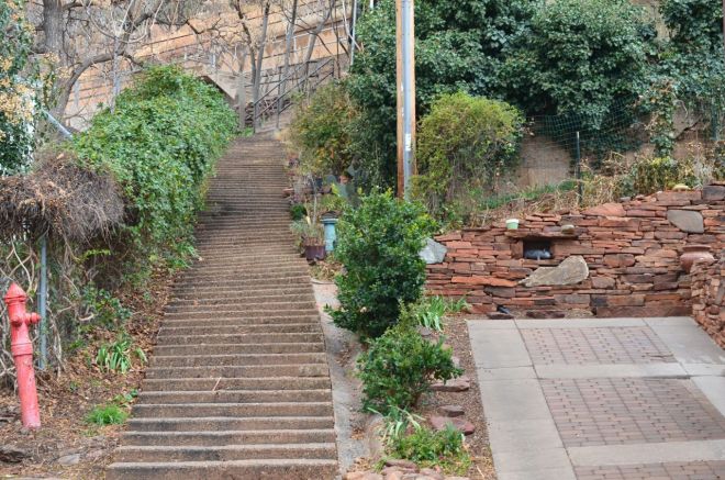 stairway to upper street