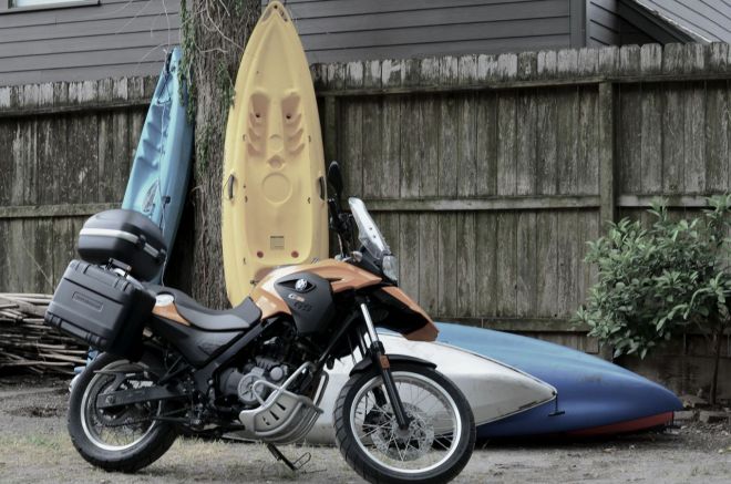 Crime Scene, 6 kayaks