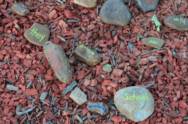 Word play in the outdoor classroom