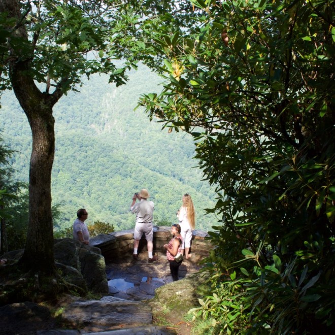 Dad and Diane in the Blue Ridge Mountains