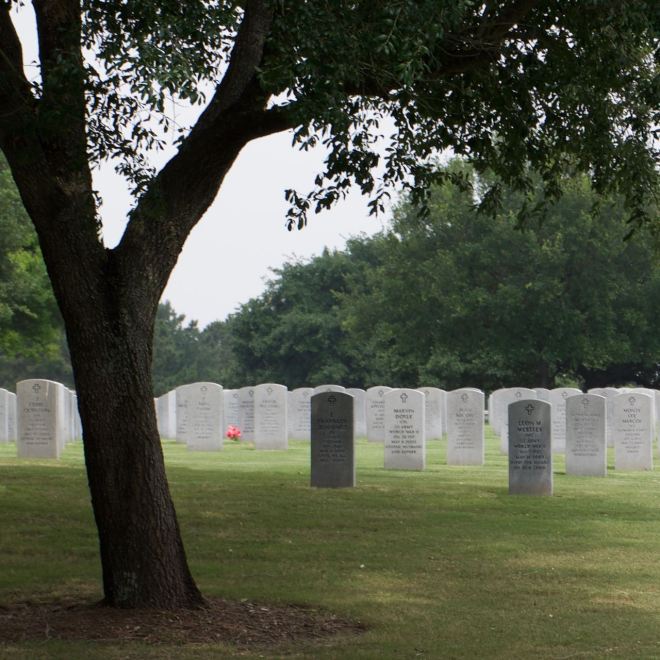VA Cemetary grounds